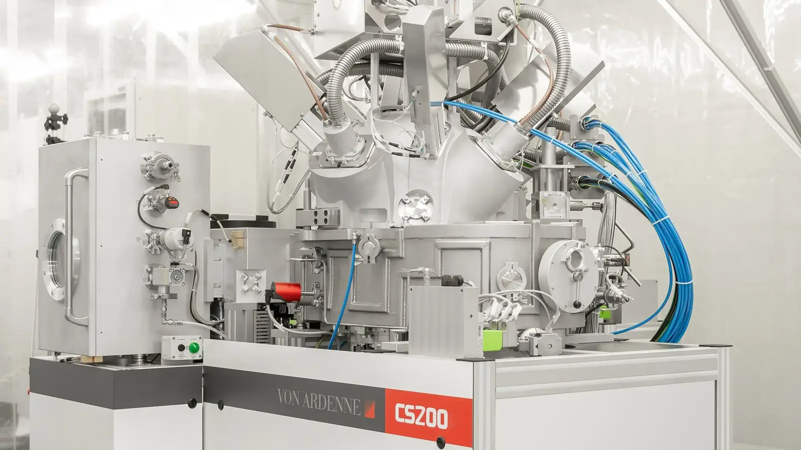 Perspektivische Darstellung eines VON ARDENNE Clustersystems.