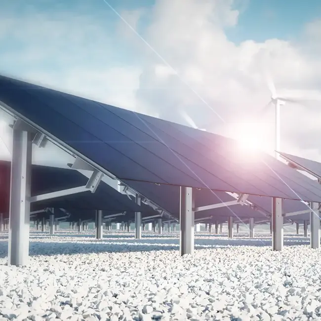 photovoltaics vonardenne Solarfeld im Licht